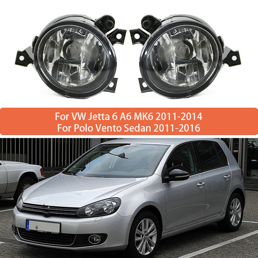 Fog Lamp Assembly For VW Jetta 6 A6 MK6 2011-2014 For Polo Vento Sedan 2011-2016 Front Bumper Anti Fog Light
