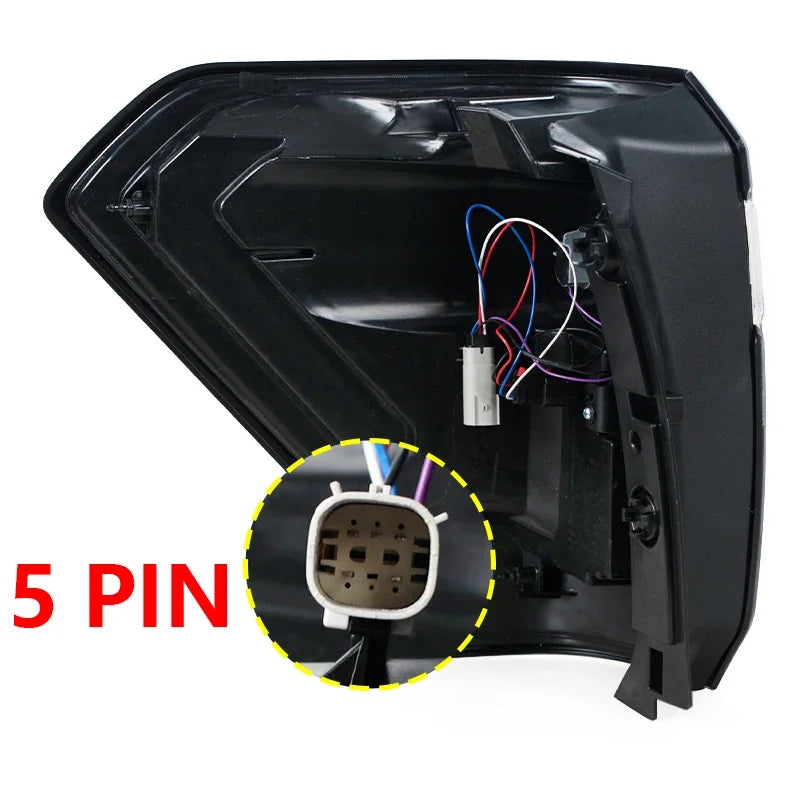 Pair Car LED Tail Lights For Ford Expedition 2018 2019 2020 2021 Rear Signal Lamp Warning Brake Light JL1Z-13404-H JL1Z-13405-H