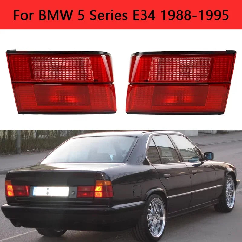 Pair Inside Tail Light For BMW 5 Series E34 1988 1989-1995 Rear Bumper Brake Lamp Turn Signal Light 63211384011 63211384012