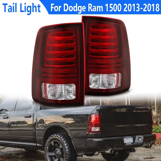 Car Rear LED Tail Light For Dodge Ram 1500 2013-2018 Turn Signal Light Stop Brake Lamp Reverse Fog Lamp Tail Light 68093080AC