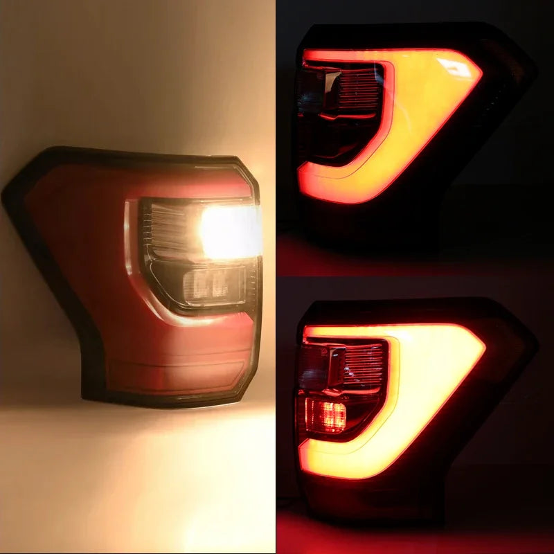 Pair Car LED Tail Lights For Ford Expedition 2018 2019 2020 2021 Rear Signal Lamp Warning Brake Light JL1Z-13404-H JL1Z-13405-H