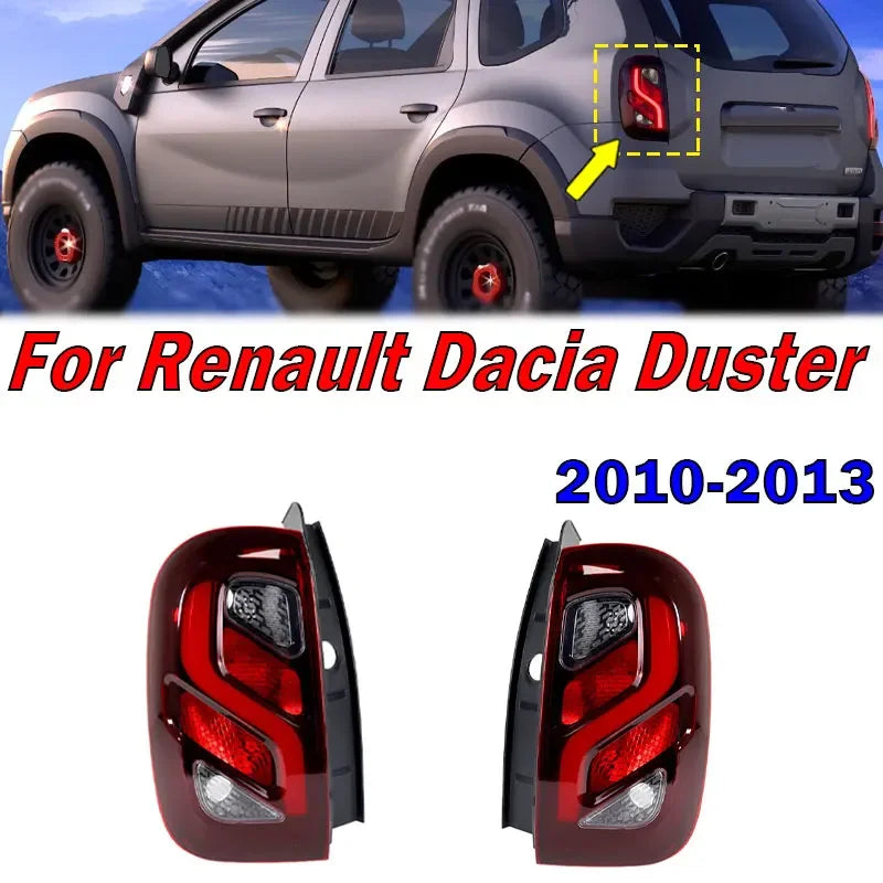Pair Car Rear Tail Light For Renault Dacia Duster 2010 20211-2013 Signal Lamp Brake Light Auto Taillight 265503668R 265503668R