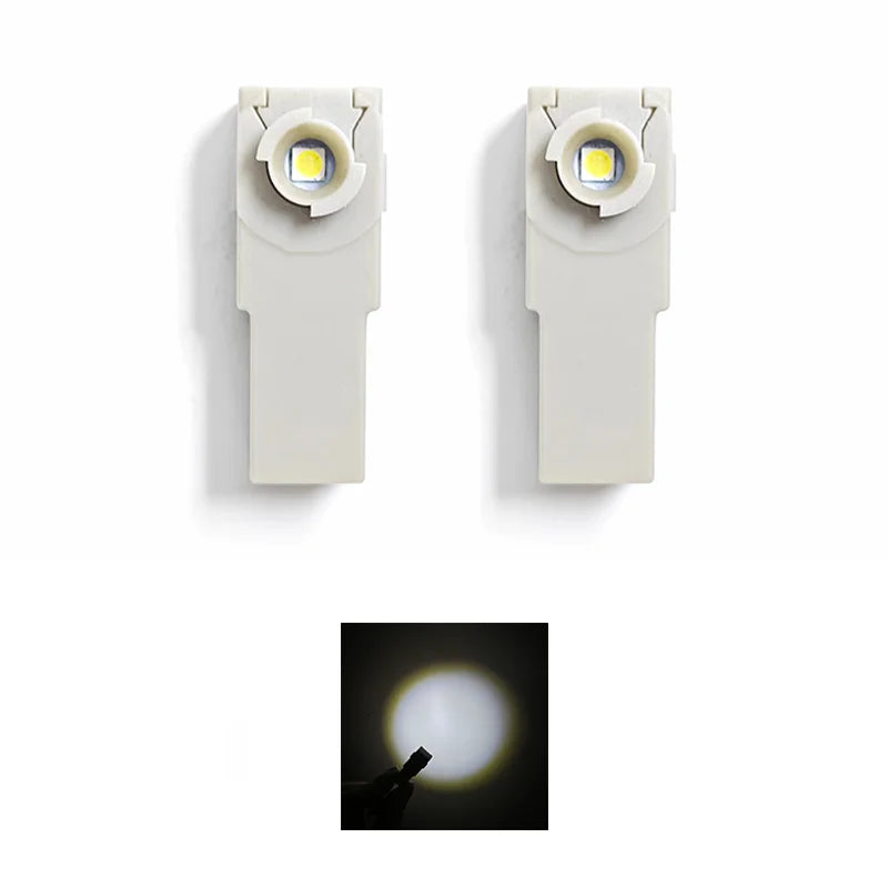 2Pcs LED Interior Light For Toyota Mazda Subaru Yaris Camry Corolla Cross Decorative Foot Light Illuminator Connector