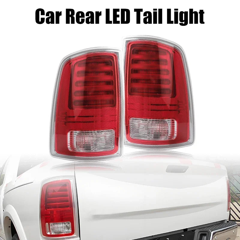 Pair Car Rear LED Tail Light For Dodge Ram 1500 2500 3500 2013-2018 Turn Signal Lights Stop Brake Lamp 68093079AC 68093078AC