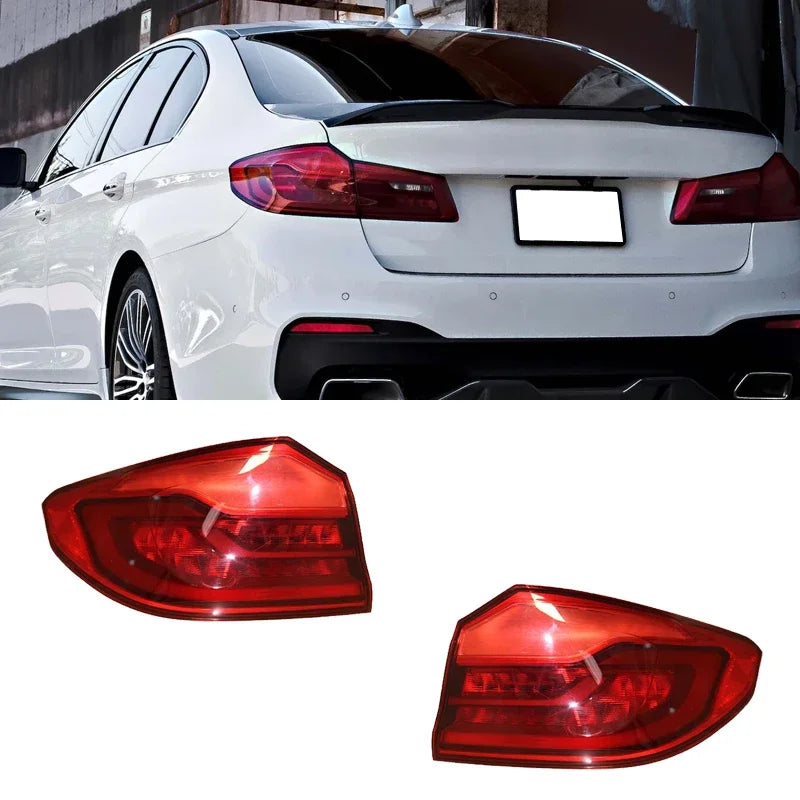 Car Rear Taillight For BMW 5 Series G30 G38 2018 2019 2020 Reverse Stop Brake Light Tail Lamp 63217376463 63217376464