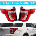 Pair Rear Tail Light For Ford Explorer Rear Light 2016 2017 2018 2019 Rear Tail Light LED Brake Light Assembly FO2800251 FO2801251