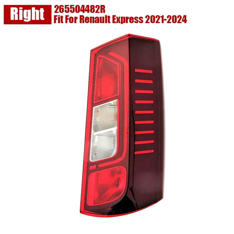 Pair Car Tail Light For Renault Express 2021-2024 Rear Brake Signal Lamp Assembly 265504482R, 265552205R