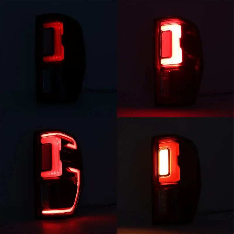 Pair Auto Accessories For Ford Ranger 2019-2023 With Blind Spots LED Rear Tail Light Signal Lamp Driving Lamp KB3Z13405G KB3Z13404G