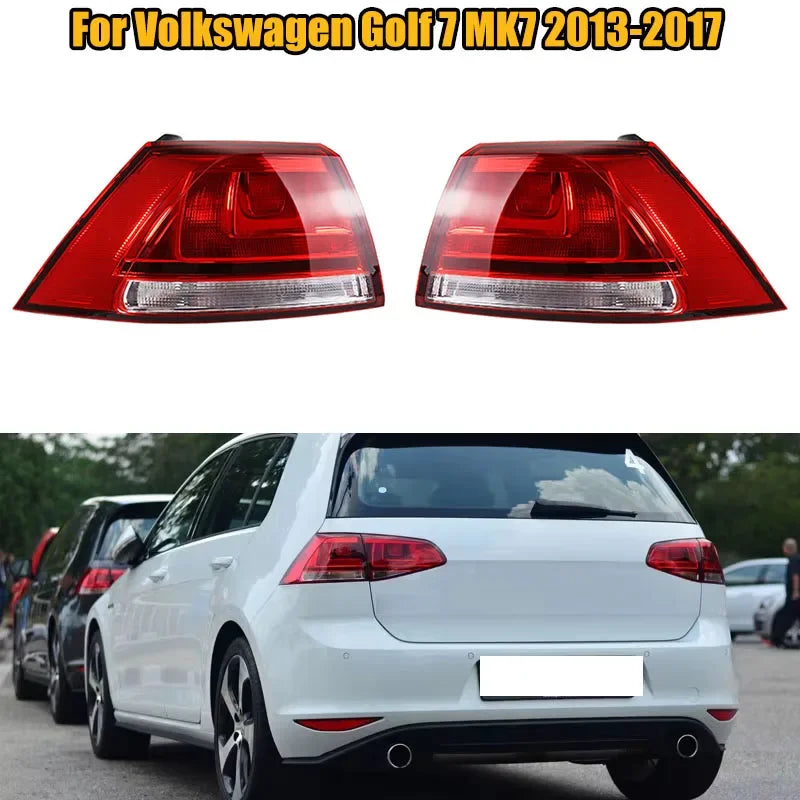 Pair Outer Tail Light Rear Lamp For Volkswagen Golf 7 MK7 2013 2014 2015 2016 2017 Brake Indicator Light 5G0945096M 5G0945095M