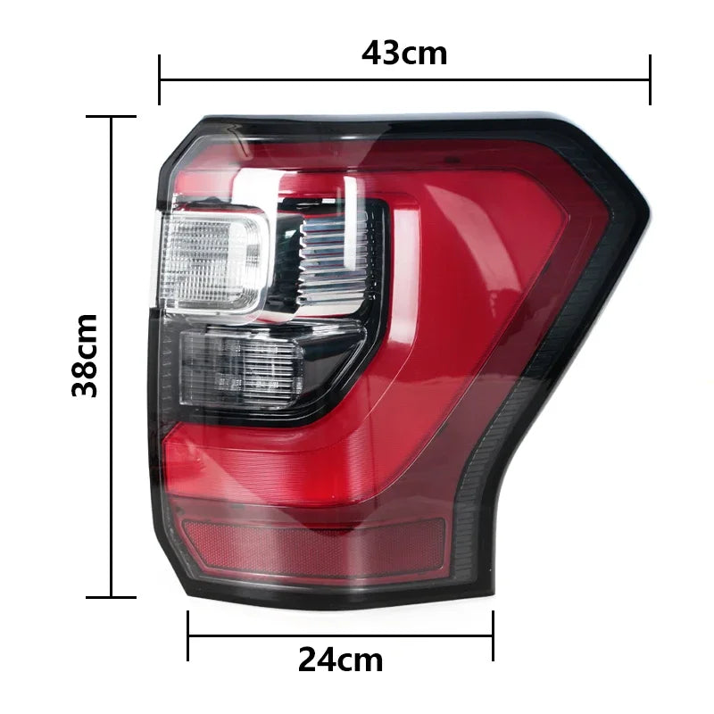 Pair Car LED Tail Lights For Ford Expedition 2018 2019 2020 2021 Rear Signal Lamp Warning Brake Light JL1Z-13404-H JL1Z-13405-H