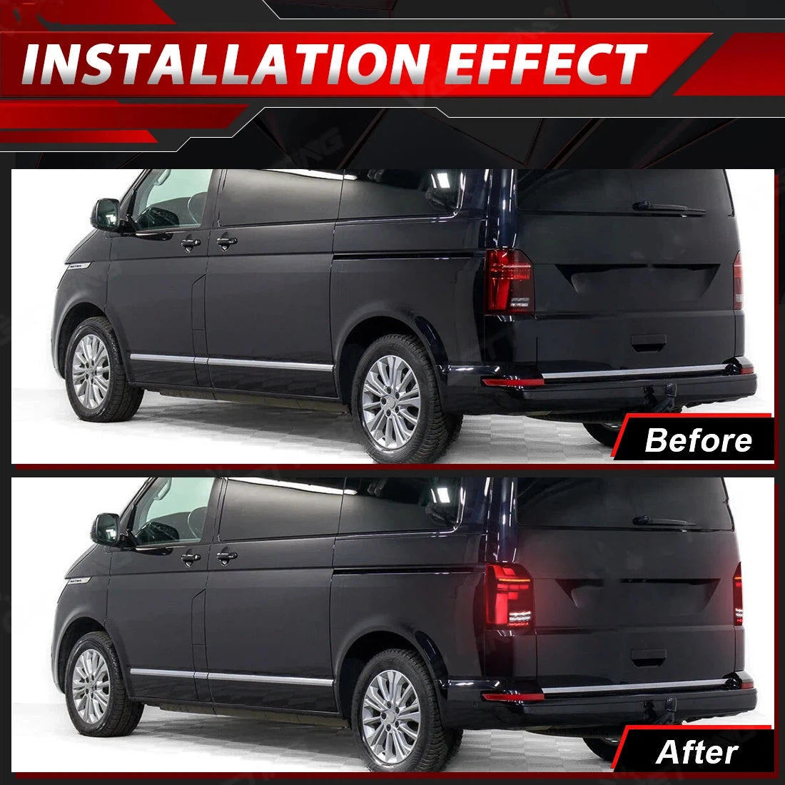LED Tail Light For VW T6 Multivan Transporter 2015-2019 Dynamic Turn Signal Rear Fog Brake Reverse Tail Lamp 7LA945207 7LA94520