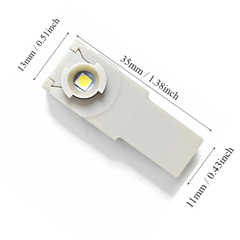 2Pcs LED Interior Light With Wire For Toyota Mazda Subaru Yaris Camry Corolla Cross Decorative Foot Light Illuminator Connector