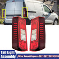 Pair Car Tail Light For Renault Express 2021-2024 Rear Brake Signal Lamp Assembly 265504482R, 265552205R