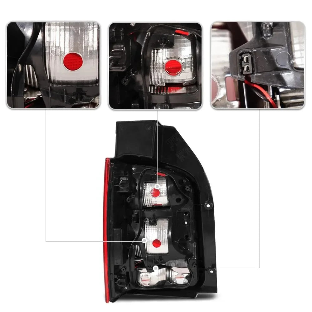 Pair Tail Light For VW LHD Transporter Multivan Caravelle T6.1 2020 2021-2024 Rear Brake Lamp Without Bulbs 7LA945096L 7LA945095L