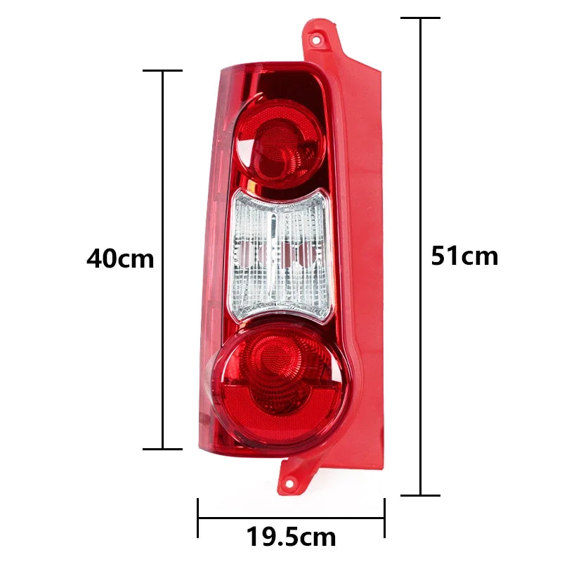 Pair Tail light For Peugeot Partner 2008-2011/Citroen Berlingo 2012-2019 Driving Light Turn Signals Brake Light